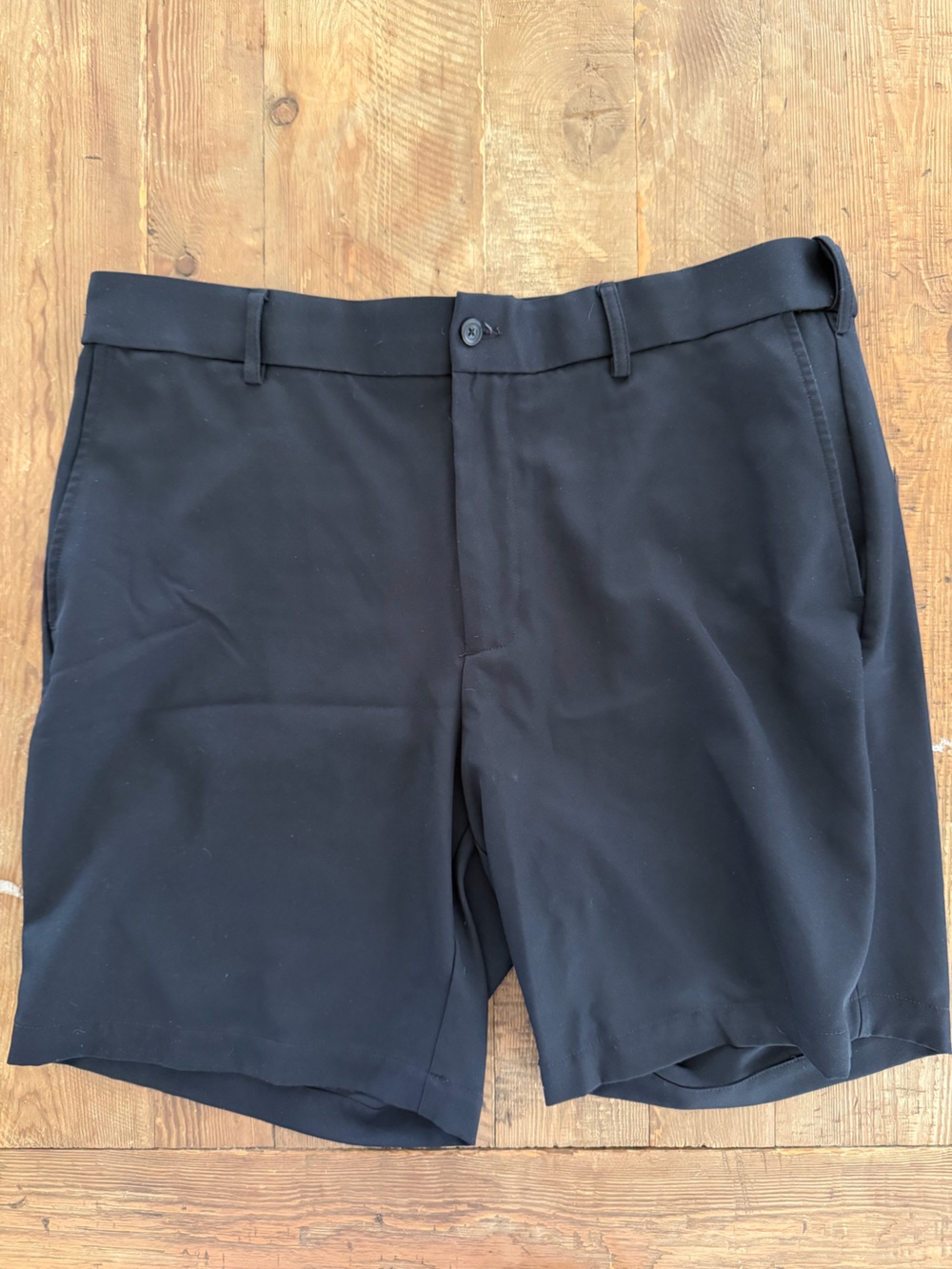 Men’s Black Golf Shorts